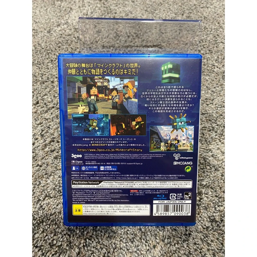 Telltale Games Minecraft Story Mode Season Two PS4 NTSC-J Japan Import